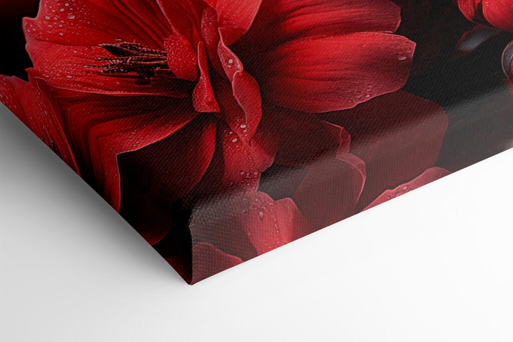 Group of red flowers