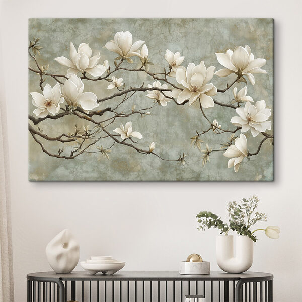 Witte bloemen aan een tak Witte bloemen aan een tak