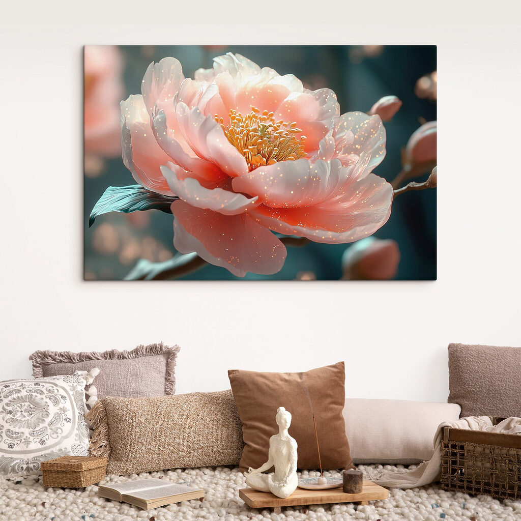 Delicate petals in soft hues