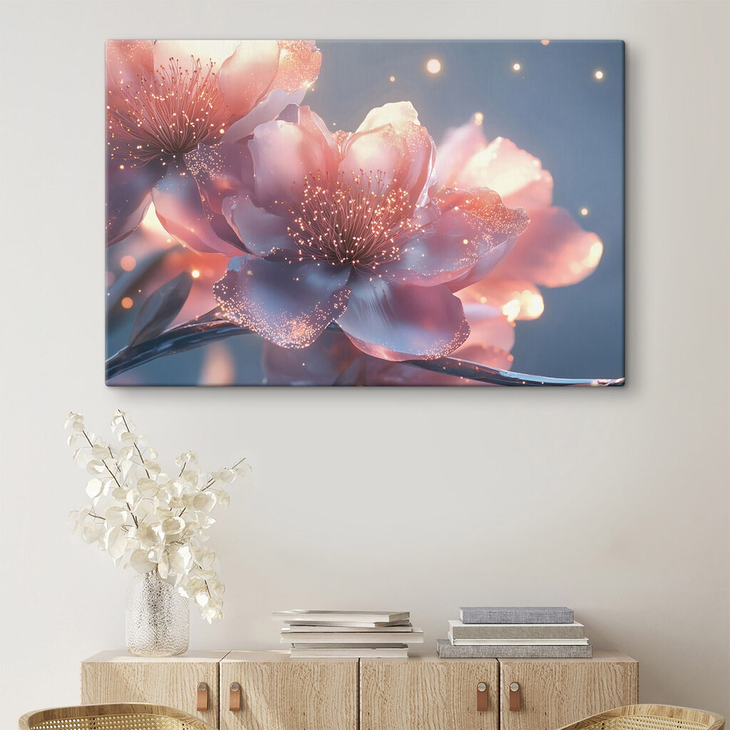 Delicate blooms in soft pastel hues Delicate blooms in soft pastel hues