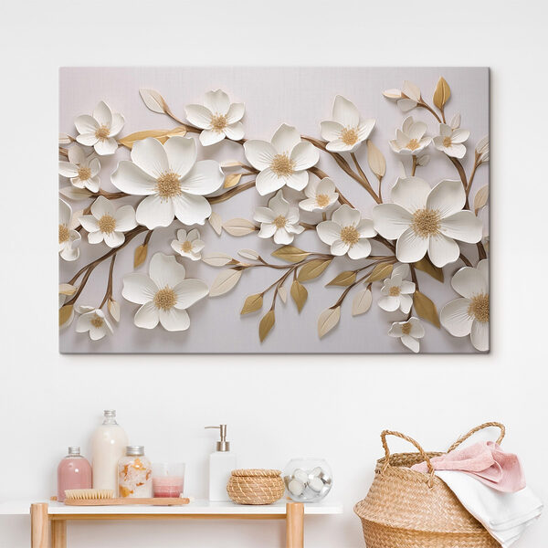 Elegante bloesems op een zachte achtergrond Elegante bloesems op een zachte achtergrond