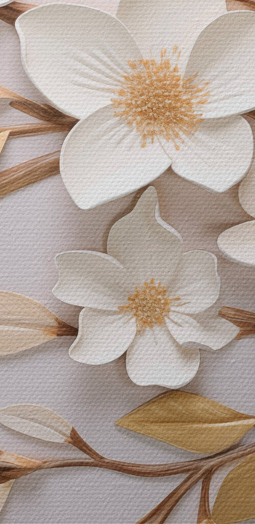 Elegant blossoms on a soft backdrop