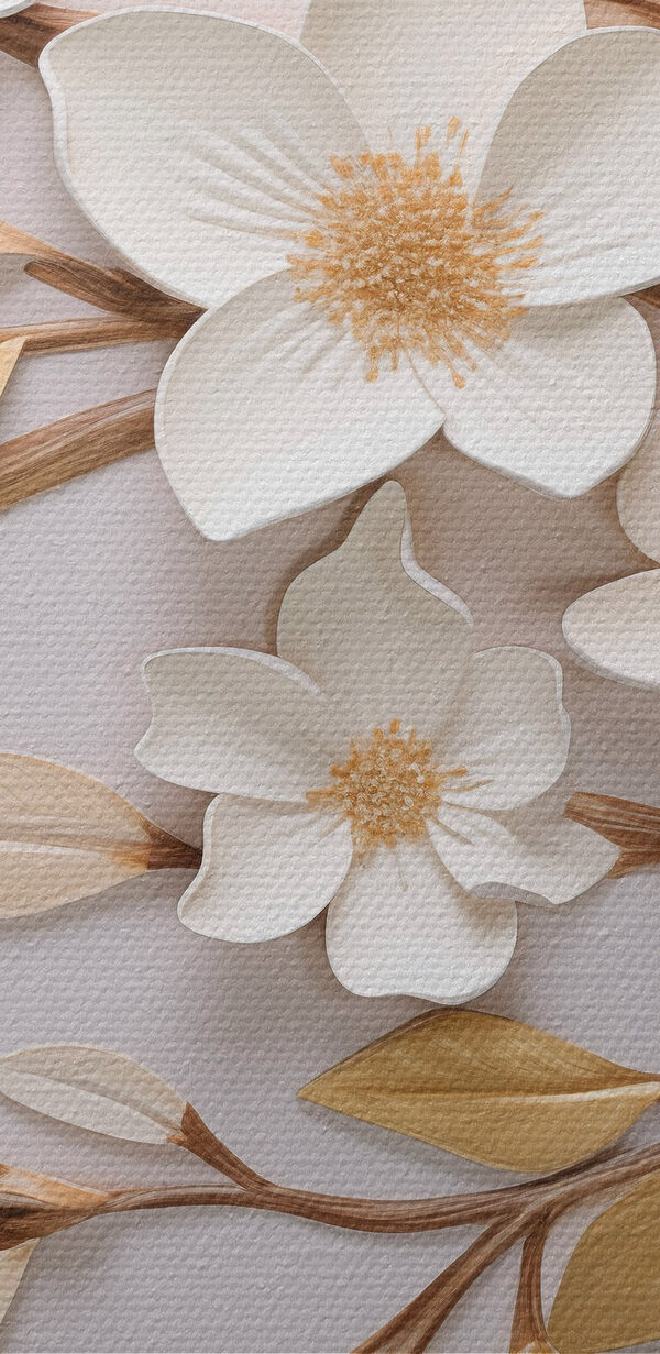 Elegante bloesems op een zachte achtergrond Elegante bloesems op een zachte achtergrond