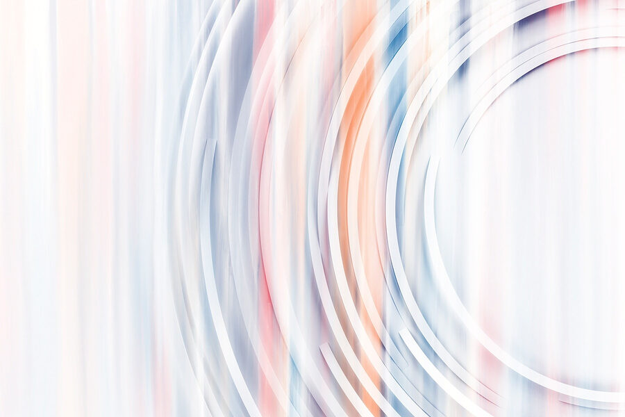 Wazig beeld van een cirkelvormig object