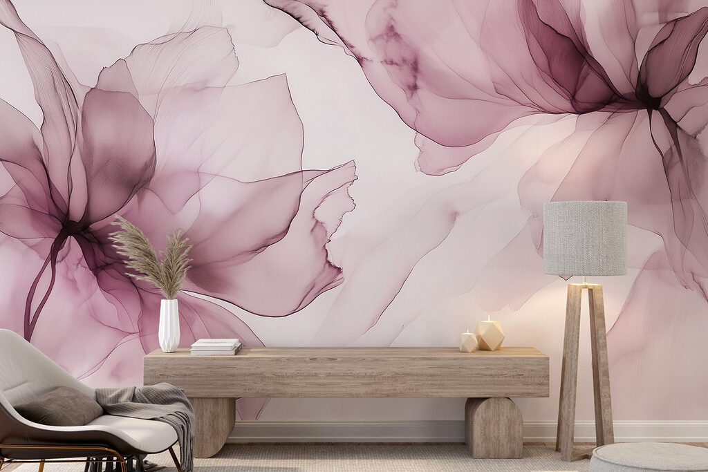 Fluid petals in soft hues Fluid petals in soft hues