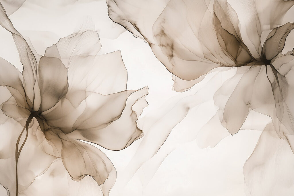 Gevoelig bloemenabstract ontwerp Gevoelig bloemenabstract ontwerp