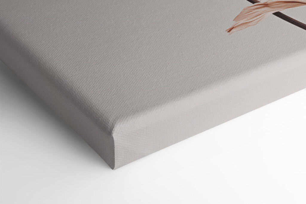 Flower with dried leaves Flower with dried leaves