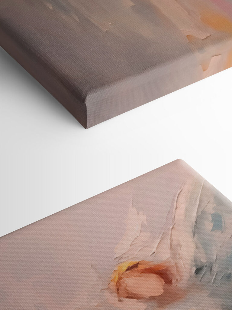 Painting of angels with wings Painting of angels with wings