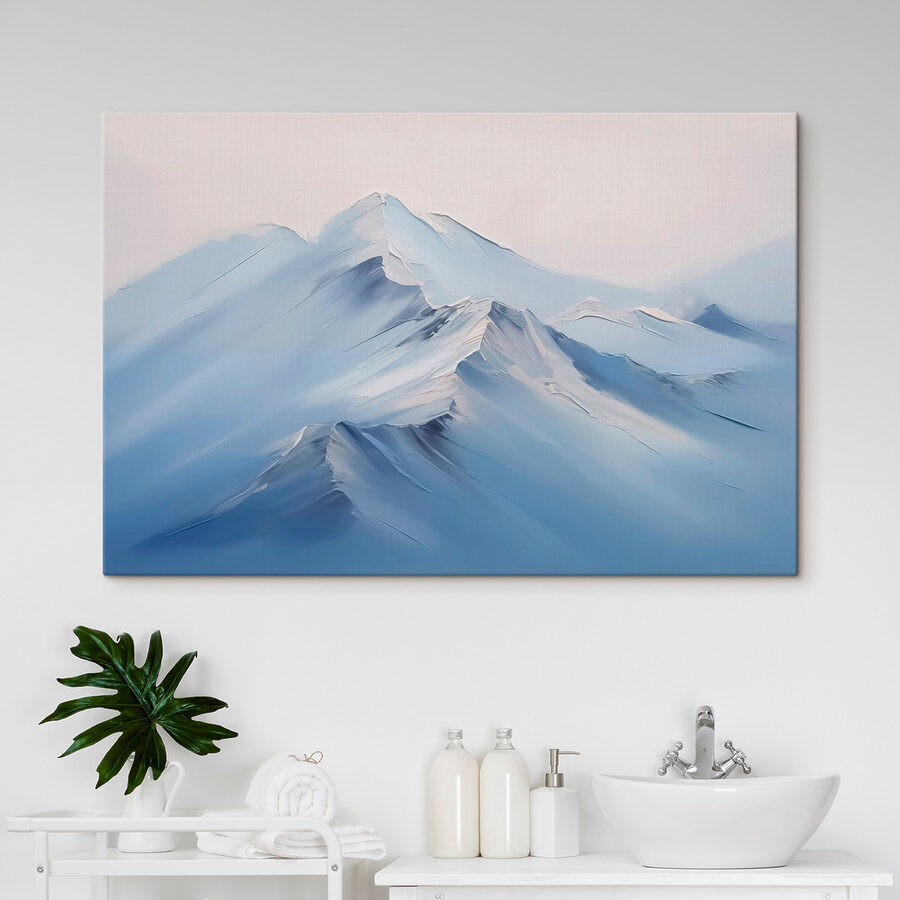 Bergketen met sneeuw Bergketen met sneeuw