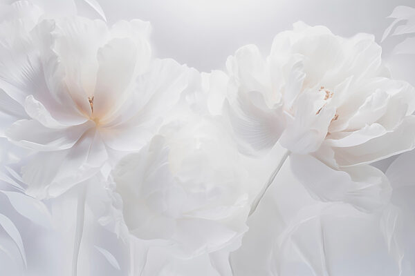 Groep witte bloemen Groep witte bloemen