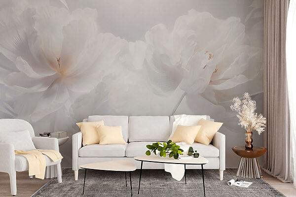 Groep witte bloemen Groep witte bloemen