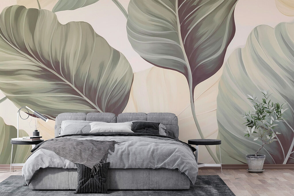 Serene foliage in muted tones Serene foliage in muted tones