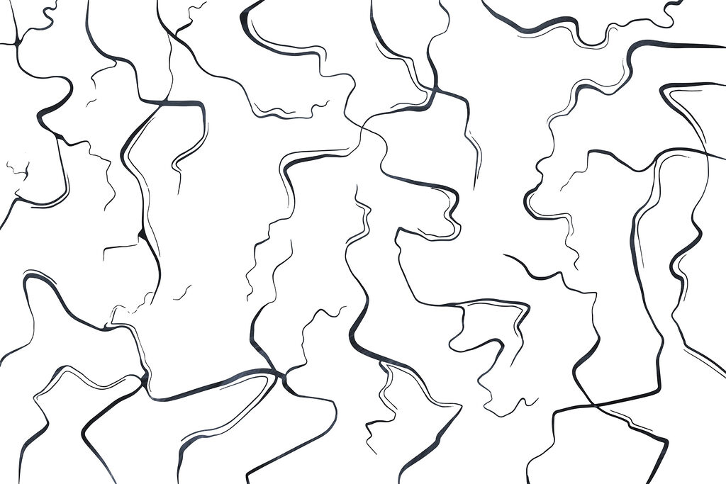 Black and white image of lines