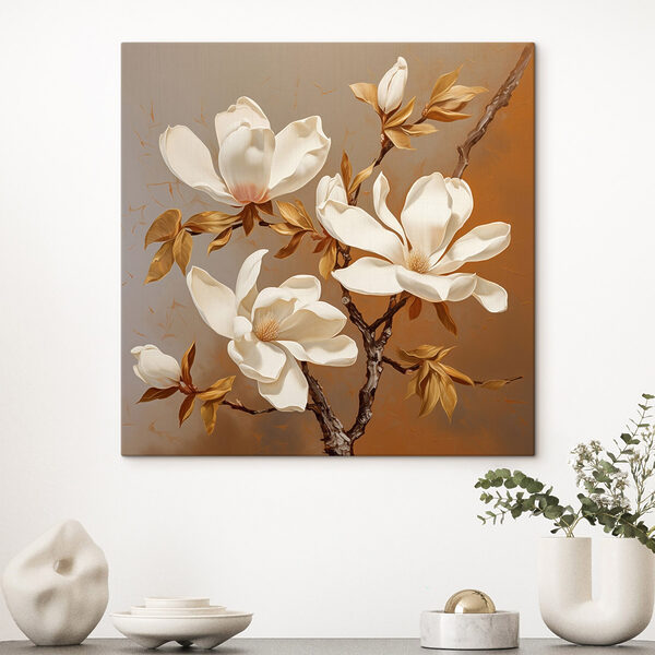 Witte bloemen aan een tak Witte bloemen aan een tak