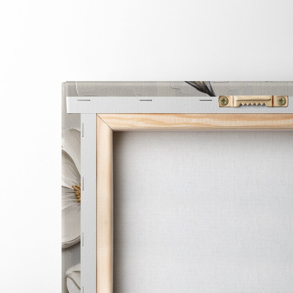 Painting of white flowers