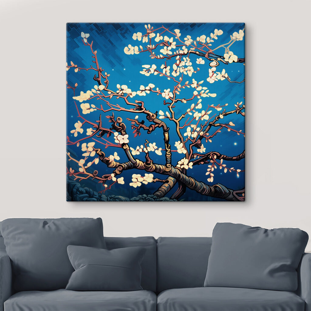 Tree with white flowers