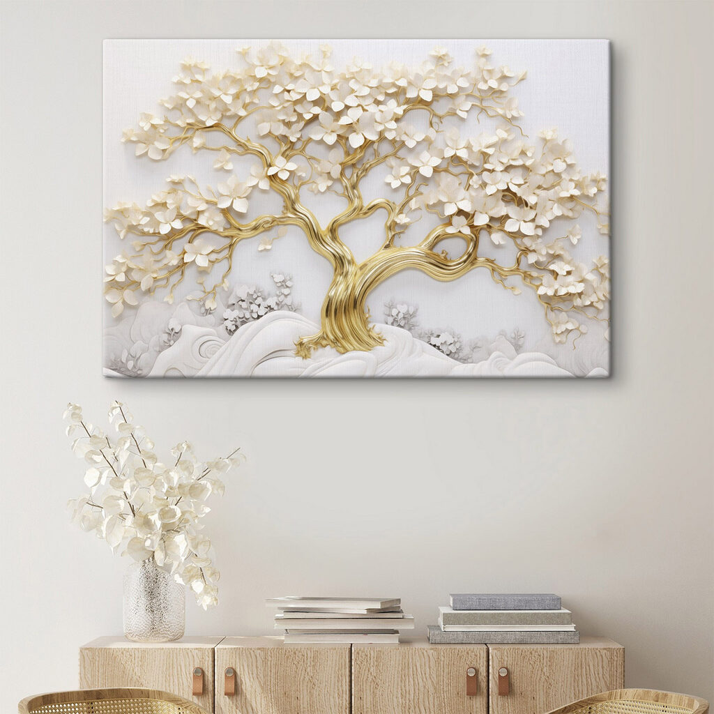 Boom met witte bladeren en bloemen s43388pig117 1024x1024 - Boom met witte bladeren en bloemen
