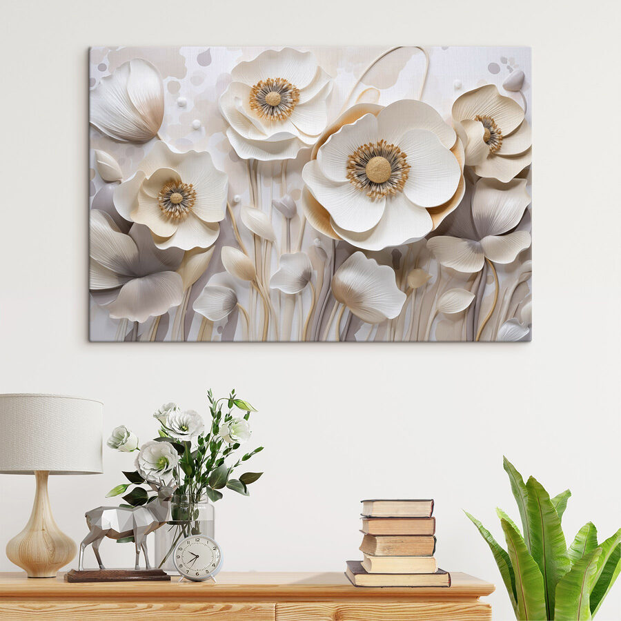 Delicate bloemen in zachte pasteltinten