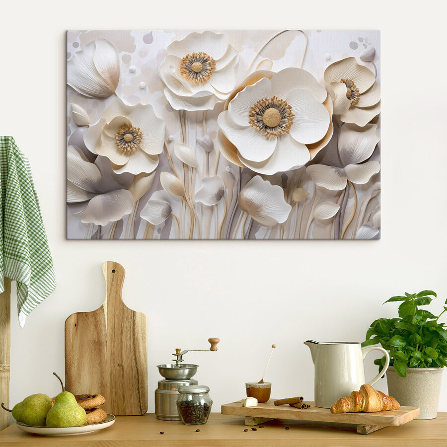 Delicate bloemen in zachte pasteltinten