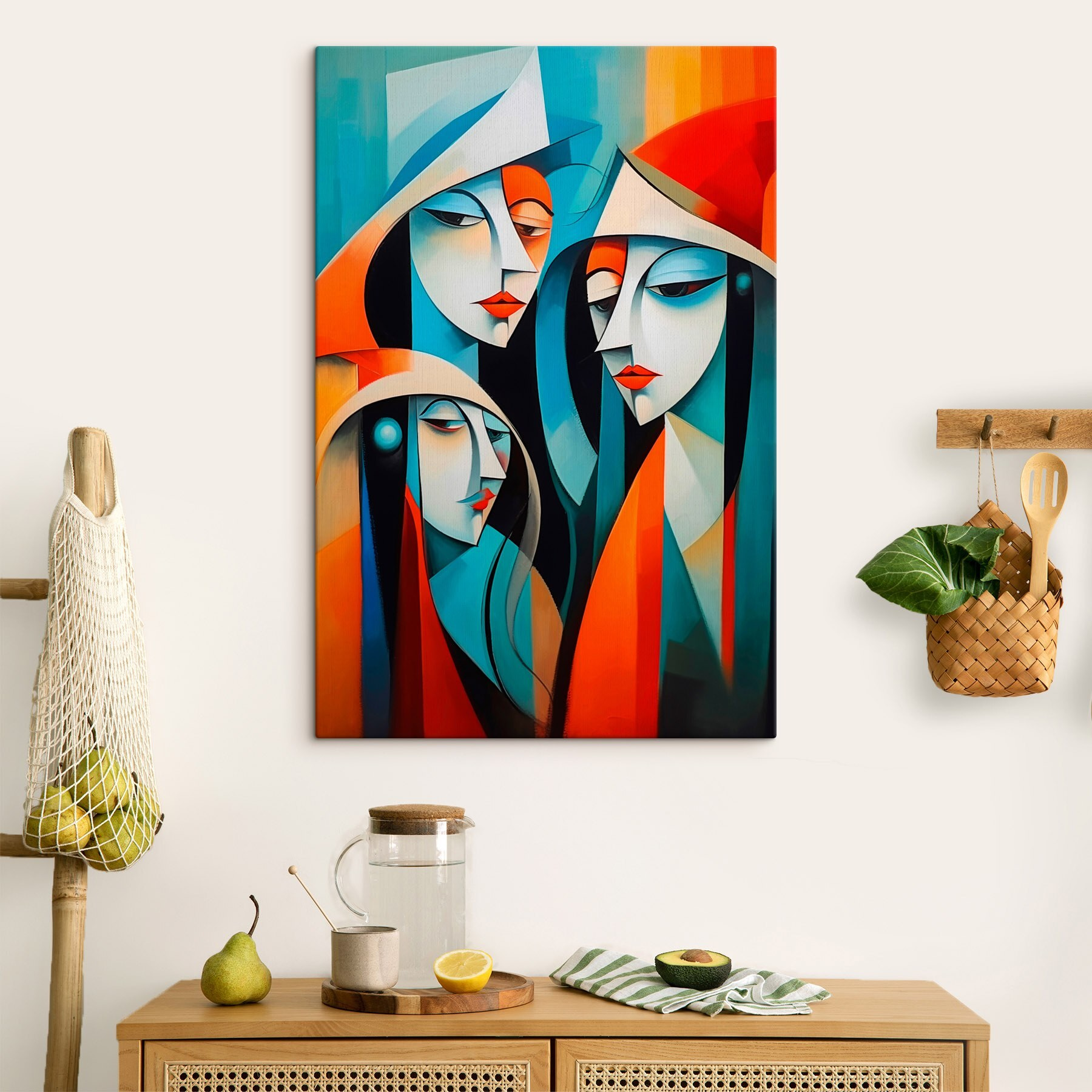 Group of women with different colors