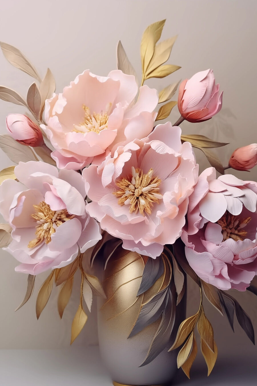 Boeket roze bloemen Boeket roze bloemen
