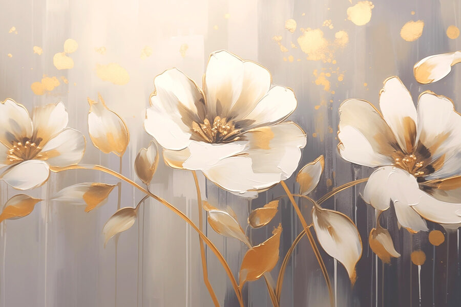 Elegante bloemen in zachte tinten