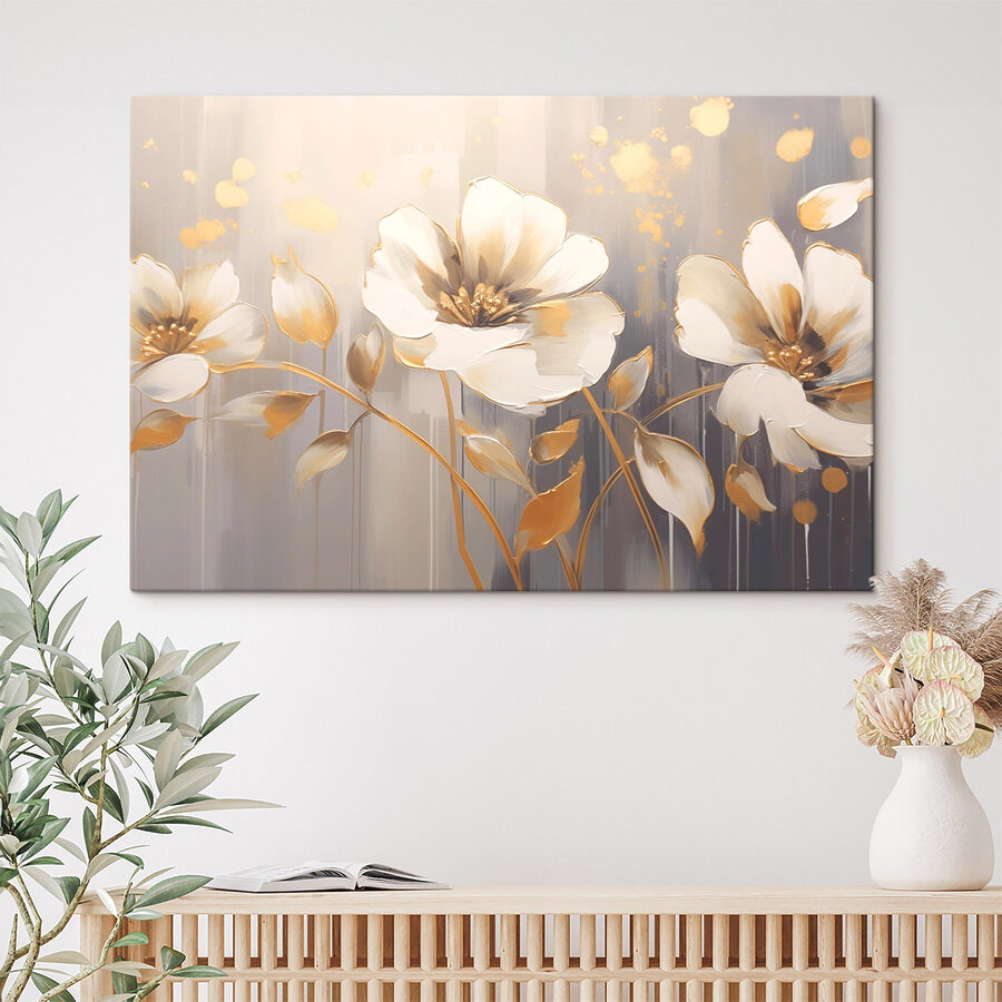 Elegante bloemen in zachte tinten