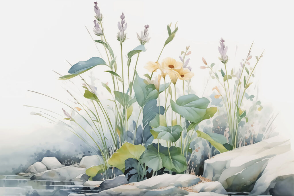 Schilderen van bloemen en planten Schilderen van bloemen en planten