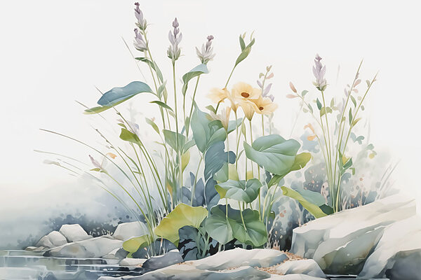 Schilderen van bloemen en planten Schilderen van bloemen en planten