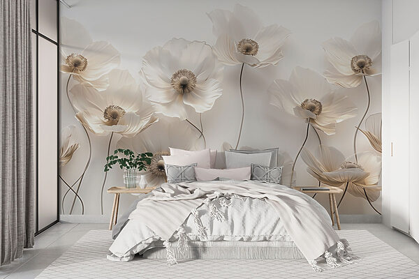 Groep witte bloemen w03518pib5r 600x400 - Groep witte bloemen