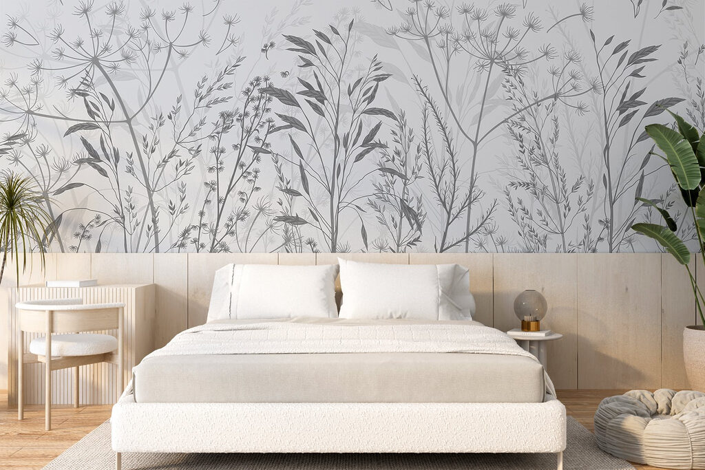 Delicate silhouettes of nature's beauty