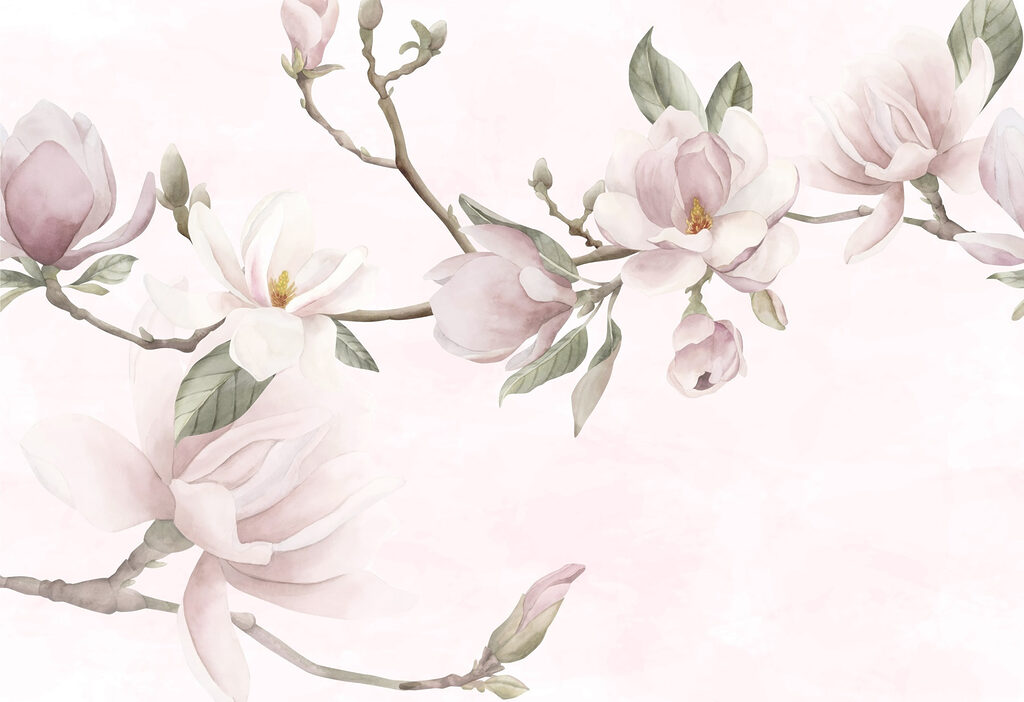 Gevoelige bloemen op zachte pastelachtergrond Gevoelige bloemen op zachte pastelachtergrond