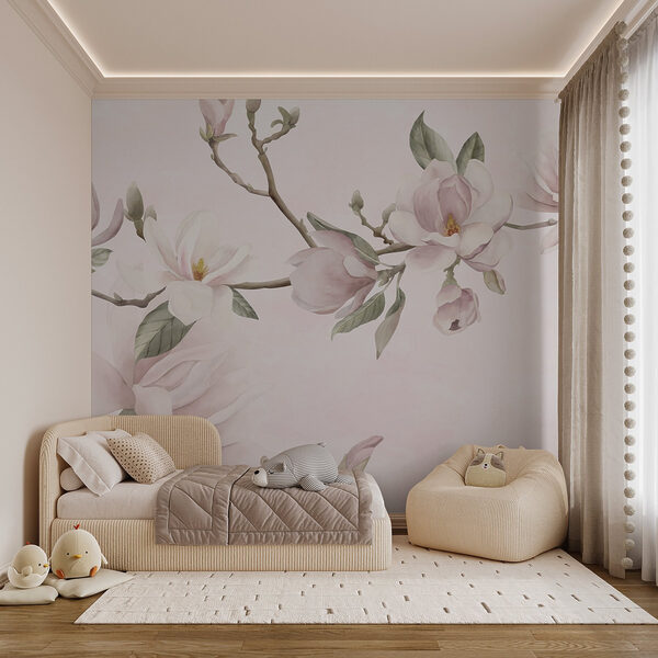Gevoelige bloemen op zachte pastelachtergrond Gevoelige bloemen op zachte pastelachtergrond