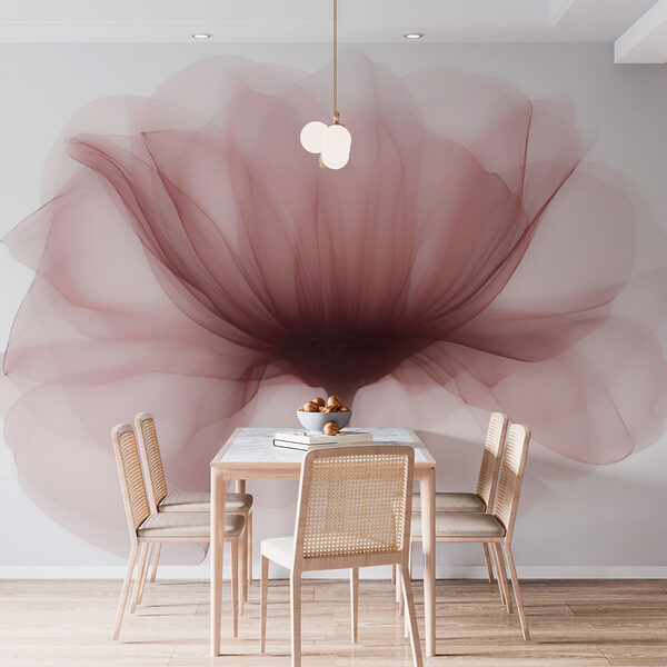 Flower with a transparent flower Flower with a transparent flower