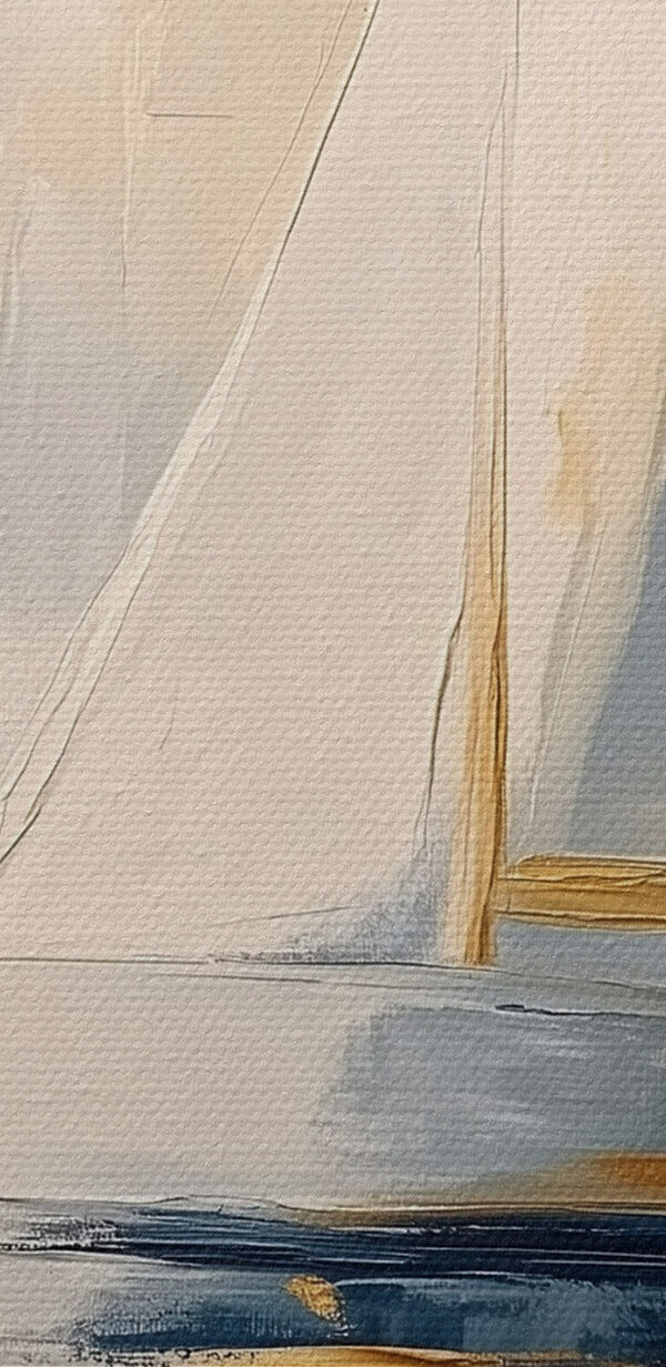 Schilderij van een zeilboot Schilderij van een zeilboot