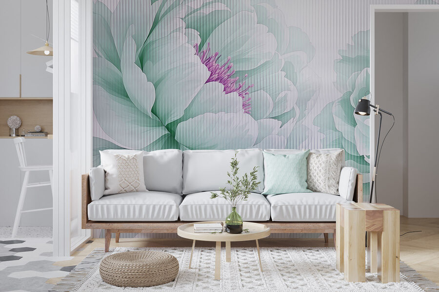 Delicate bloemen in zachte kleuren