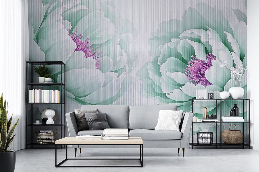 Delicate bloemen in zachte kleuren