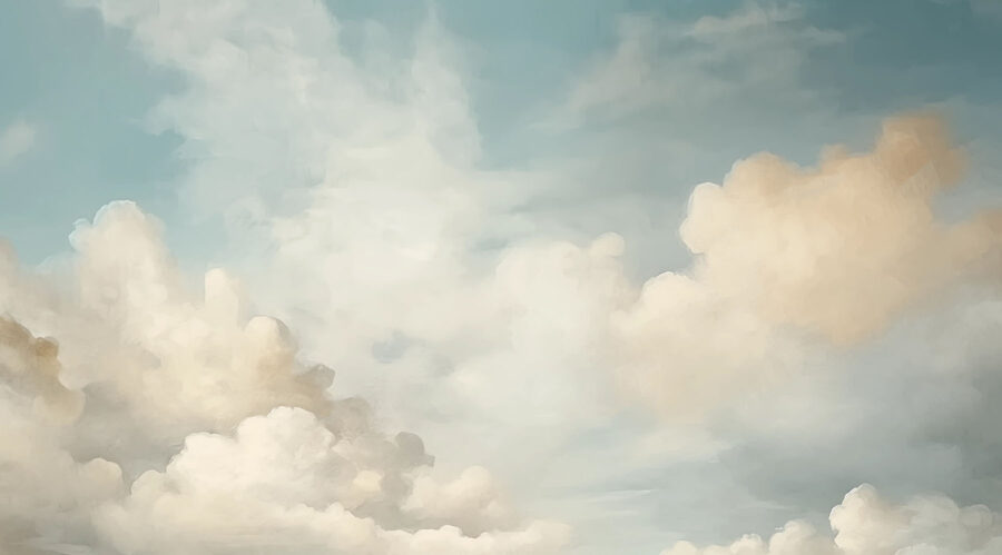 Wolken in de lucht