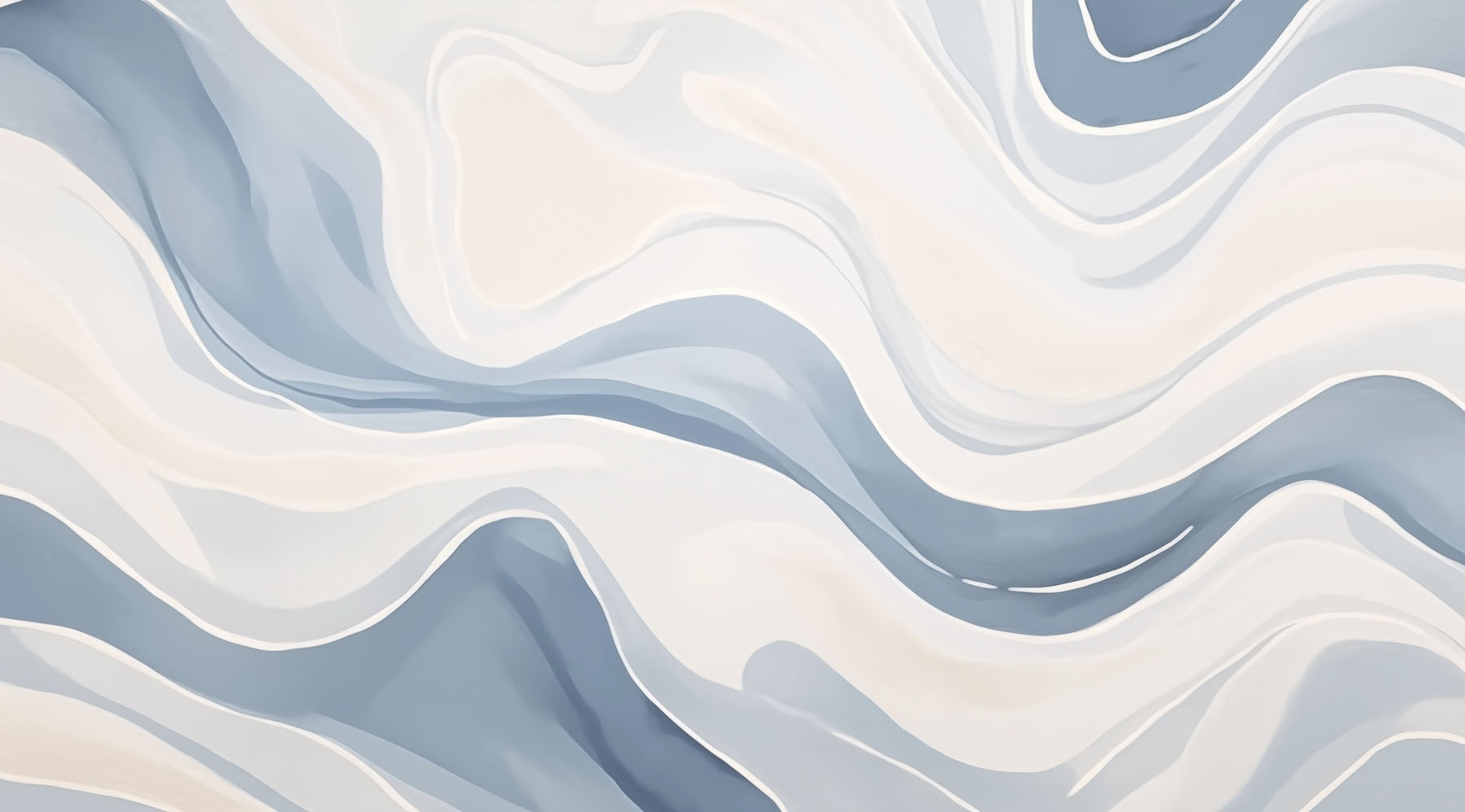 White and blue wavy pattern
