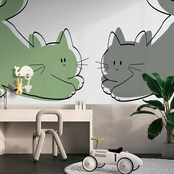 Couple of cats lying down