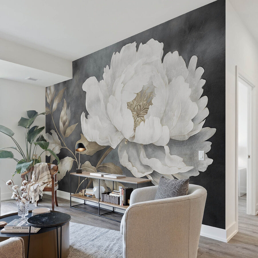 Elegante bloemenpracht in zachte tinten