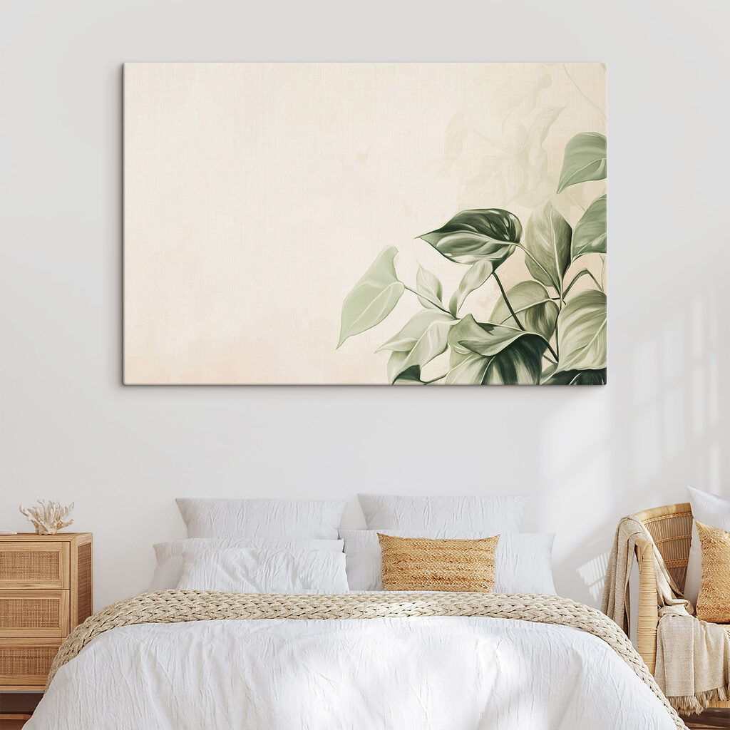 Serene greens in soft light