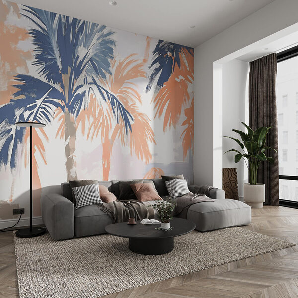 Schilderij van palmbomen Schilderij van palmbomen