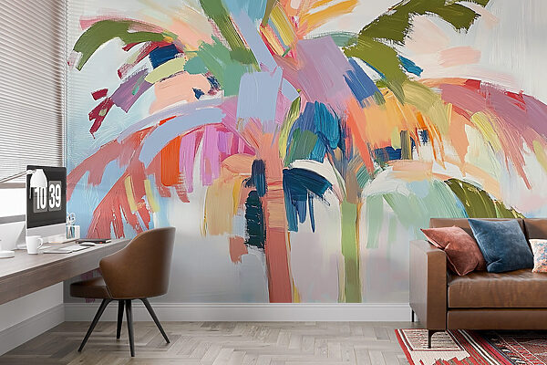 Painting of a palm tree Painting of a palm tree