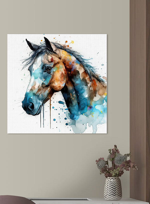 Schilderij van een paard Schilderij van een paard