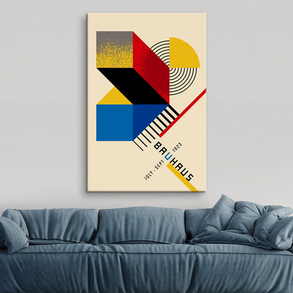 Kleurrijk geometrisch ontwerp met zwart en rood en geel Kleurrijk geometrisch ontwerp met zwart en rood en geel