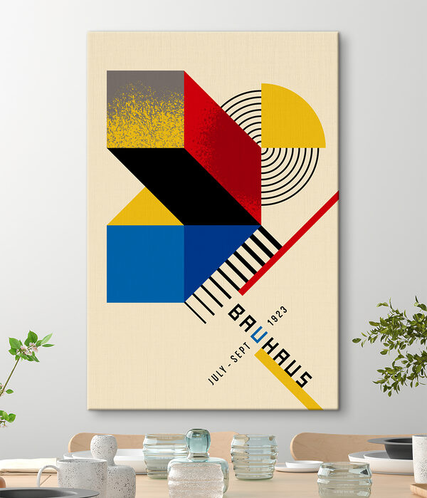 Kleurrijk geometrisch ontwerp met zwart en rood en geel Kleurrijk geometrisch ontwerp met zwart en rood en geel