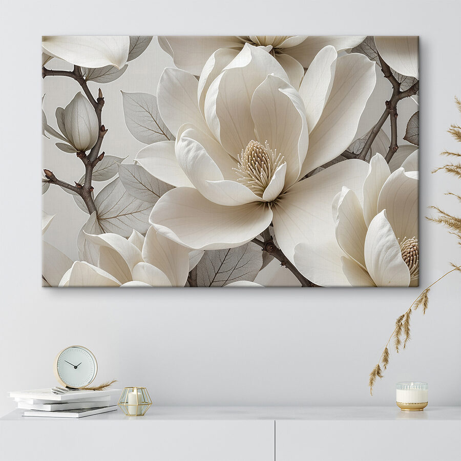 Delicate bloemen in zachte tinten