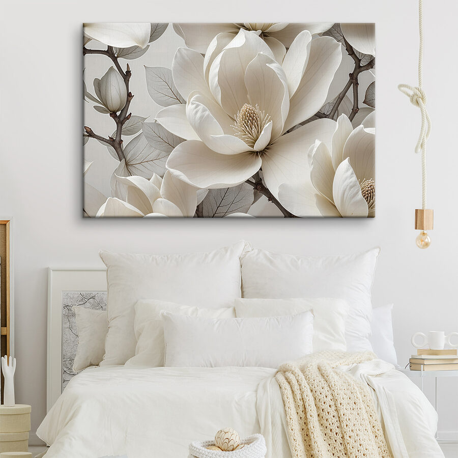 Delicate bloemen in zachte tinten
