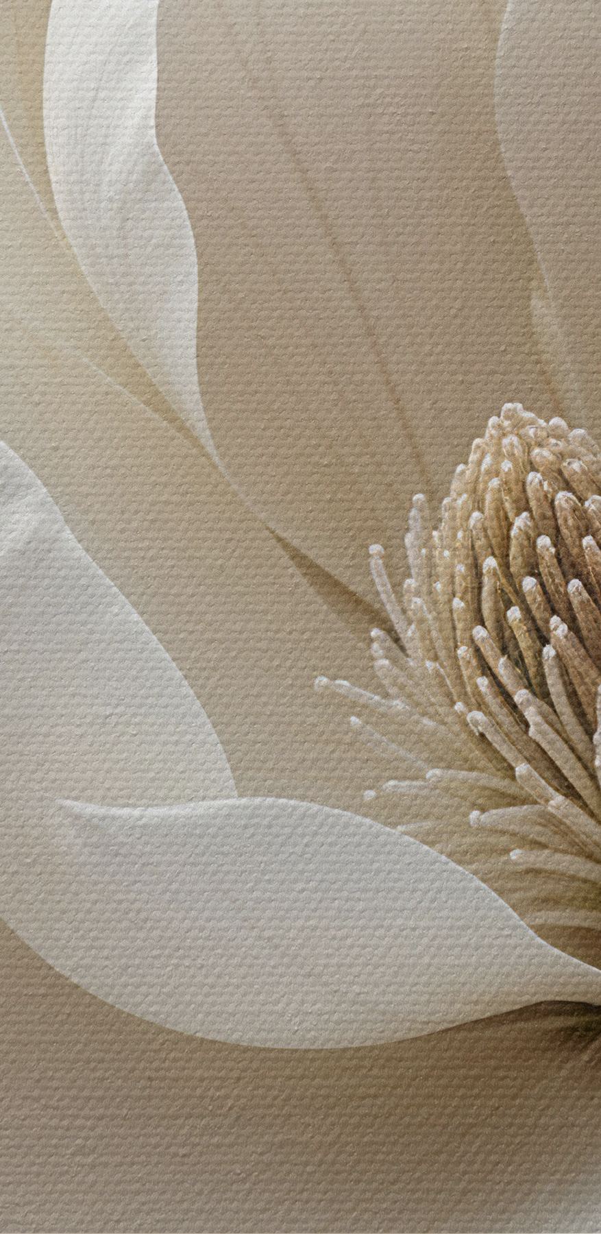 Delicate bloemen in zachte tinten